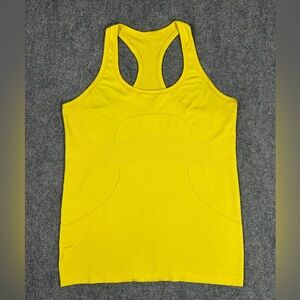 Lululemon Swiftly Tech Racerback Tank Top Size 12 Yellow